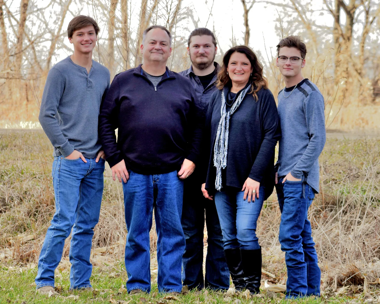 Dr. Daniel Kaler with his wife and their three sons